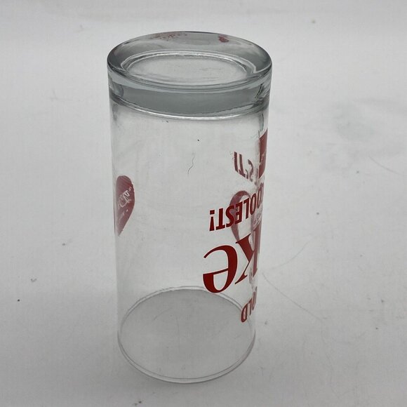 Vtg Ice Cold Coke It's The Coolest Glass with Red Lettering Coca-Cola Drink‎ 6” - Picture 7 of 8